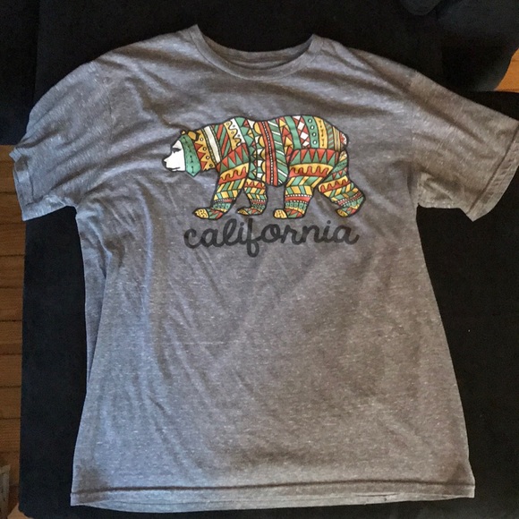 Men’s California grey super soft T sz L - Picture 4 of 4